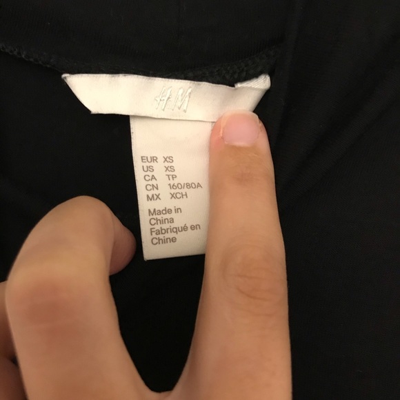 H&M black mock-turtleneck sleeveless bodysuit, EUC - Picture 3 of 7